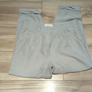 Wilfred Tan Cropped Ankle Pants 4